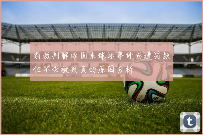 前裁判解读国米球迷事件或遭罚款但不会被判负的原因分析